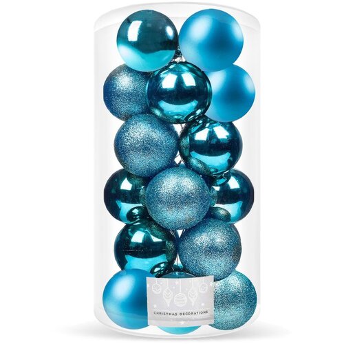  Set Božićnih Kuglica 4 cm, Plave - 20 komada Cene