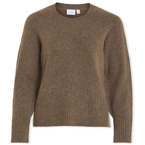Vila Puloverji Primia Knit - Fossil Kostanjeva Cene