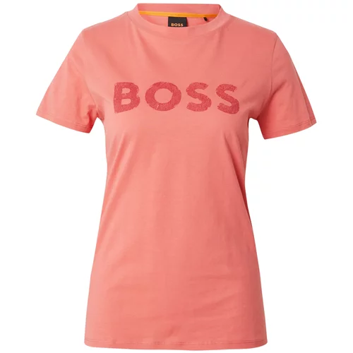 BOSS Orange Majica ružičasta / crvena