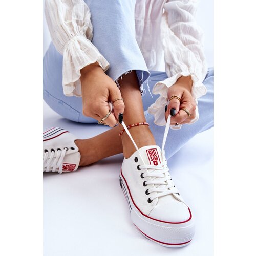 Big Star Women's Fabric Sneakers On The Platform Cene