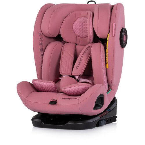 Chipolino autosjedalica i-Size 40–150 cm ISOFIX 360° Techno iGROW Powder Pink Cene
