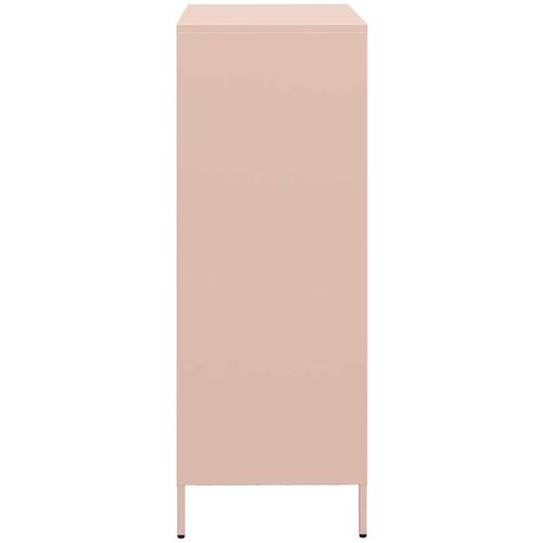 VidaXL Visoka omara roza 68x39x103,5 cm jeklo Slike