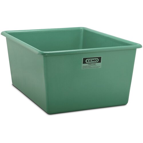 Cemo Velika posoda iz GFK, prostornina 1500 l, DxŠxV 1820 x 1390 x 800 mm, zelena Cene
