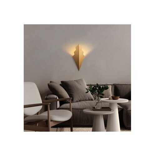 Opviq vall lamp zidna lampa u zlatnoj boji arrow 15171 Slike