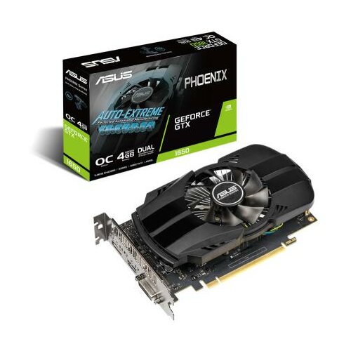 Asus GeForce GTX 1650 Phoenix OC Edition 128bit 4GB DDR5 PH-GTX1650-04G grafička kartica Slike