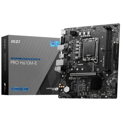  PRO H610M-E motherboard Intel H610 LGA 1700 micro ATX Slike