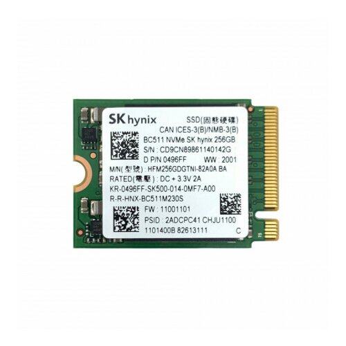 Hynix M.2 256GB BC511/2280 ssd hard disk Slike