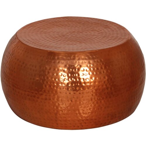 vidaXL Klubska mizica medenina Ø55x28 cm aluminij Cene