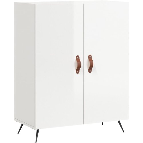 Maison Chic Komoda - Predalnik visok sijaj bela 69,5x34x90 cm inženirski les, (21718680) Slike