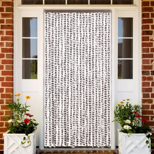 Furnova Zavesa proti mrčesu taupe in bela 90x200 cm šenilja, (21918362) Furnova Zavesa proti mrčesu taupe in bela 90x200 cm šenilja, (21918362)