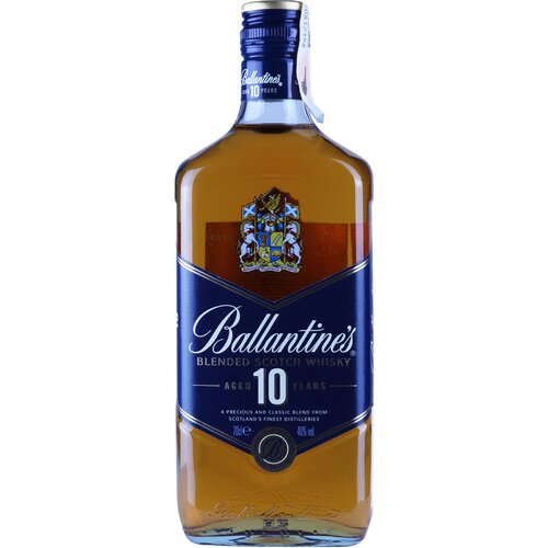  whisky ballantines 10YO 0,70lit Cene