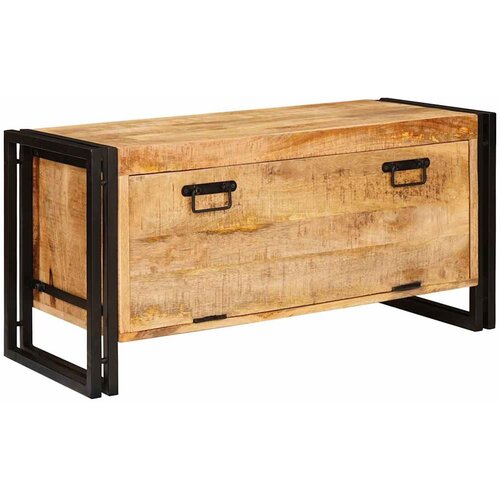 vidaXL Ormar za cipele Smeđa 90 x 38 x 45 cm masivno drvo manga Cene