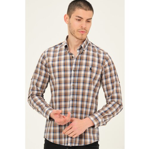 Dewberry G753 MEN'S SHIRT-COFFEE-LACQUER Cijene