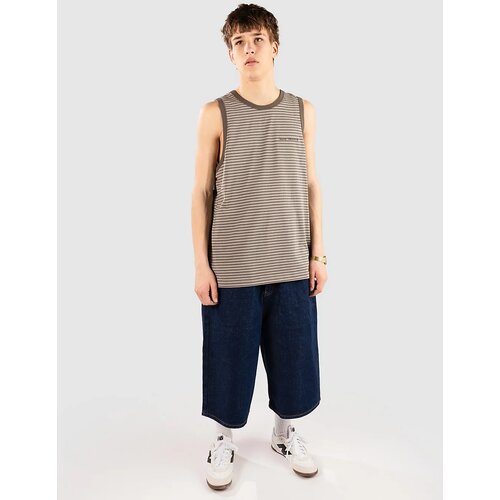Blue Tomato Logo Majica brez rokavov brown stripe Cene