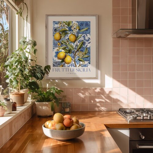 Styler Tiskana slika s okvirom 40x50 cm Sicilia &amp;ndash; Slike
