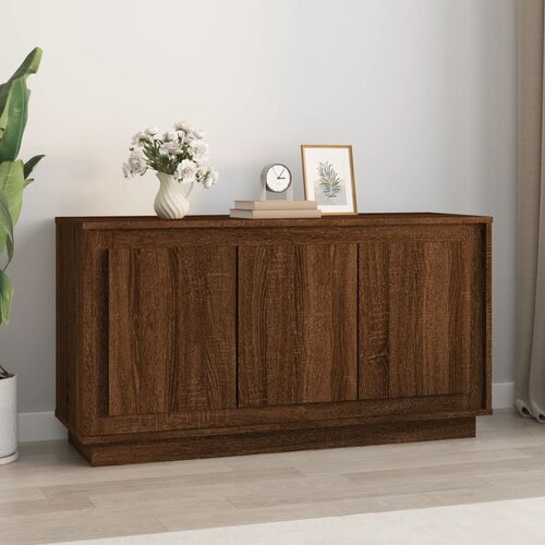 vidaXL Komoda smeđi hrast 102x35x55 cm konstruirano drvo Cene
