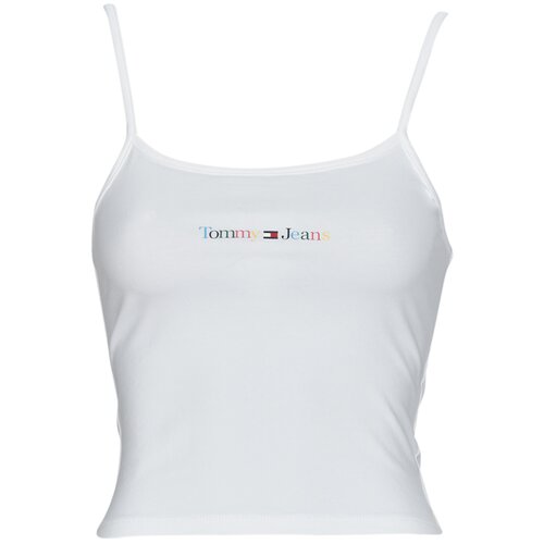 Tommy Jeans TJW BBY COLOR LINEAR STRAP TOP Bijela Slike