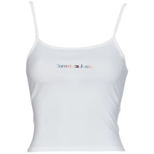 Tommy Jeans TJW BBY COLOR LINEAR STRAP TOP Bijela