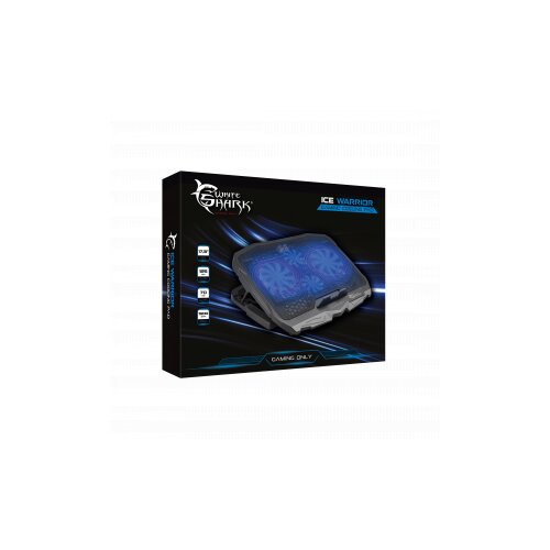  COOLING PAD WHITE SHARK GCP-25 ICE WARIOR / 4 FANS Slike
