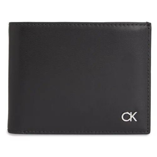 Calvin Klein Velika moška denarnica Metal Ck K50K511692 Črna