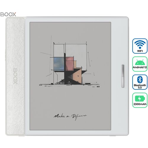 Boox Go Color 7 e-bralnik / tablični računalnik, 7", Android 12, 4GB+64GB, Wi-Fi, Bluetooth 5.0, USB-Type-C, bel, (21556773) Cene