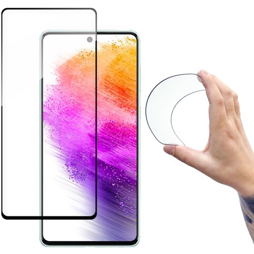 Wozinsky Glass Film Kaljeno steklo z okvirjem Samsung Galaxy A73 Full Cover Flexi Nano Transparent, (21533962) Cene