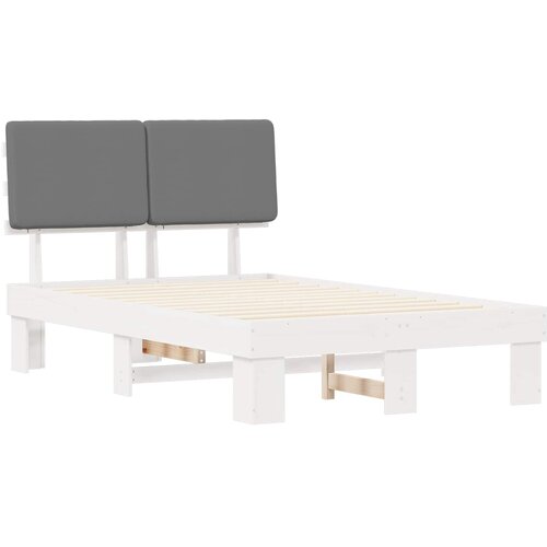  Krevetni okvir s tapiciranim uzglavljem Svijetlo siva Svjetlosiva 211 x 123 x 93 cm Slike