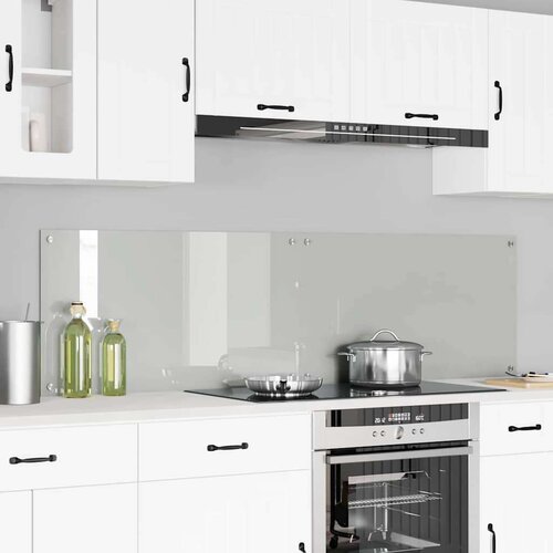 vidaXL Zaščita za kuhinjo Transparentno 90 x 50 x 0.8 cm Cene