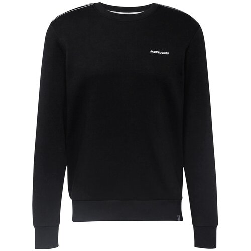 Jack &amp;amp; Jones Sweater majica &amp;#039;PARKER&amp;#039; crna / bijela Slike