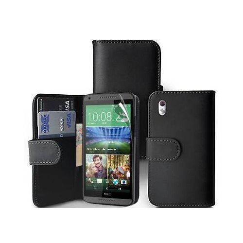  Preklopni ovitek / etui / za&amp;scaron;čita &amp;quot;Wallet&amp;quot; za HTC Desire 816 - črni Slike