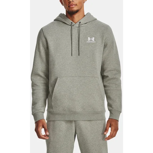 Under Armour Sweatshirt UA Essential Fleece Hoodie-GRN - Men