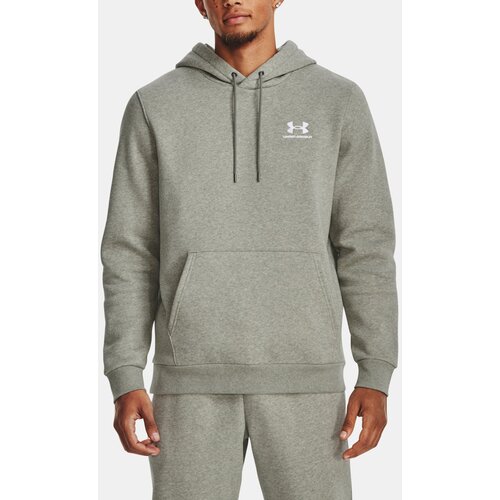Under Armour Sweatshirt UA Essential Fleece Hoodie-GRN - Men Slike