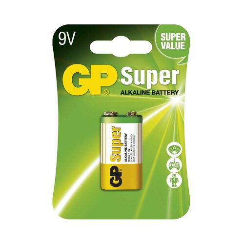 Gp Battery Alkaline Super 9V 1 pc Slike