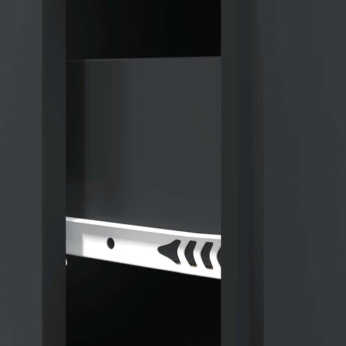  Ormar s ladicama 66 x 34,5 x 90 cm Konstruirano drvo Crna Slike
