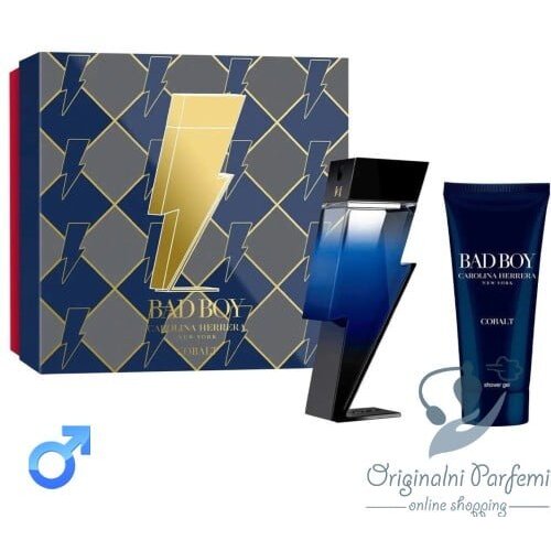 Carolina Herrera bad boy cobalt set Slike