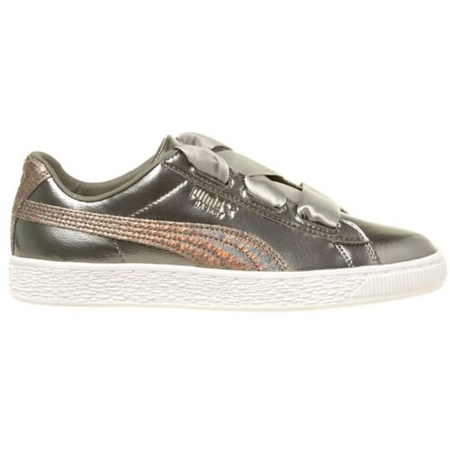 Puma Nizke superge Basket Heart Lunar Lux JR Srebrna Slike