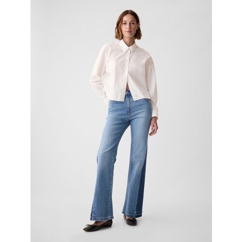 GAP Jeans &amp;#039;70s flare High Rise Patched - Women&amp;#039;s Slike