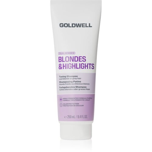 Goldwell Dualsenses Blondes & Highlights Toning Shampoo vijoličen toniran &scaron;ampon 250 ml Cene