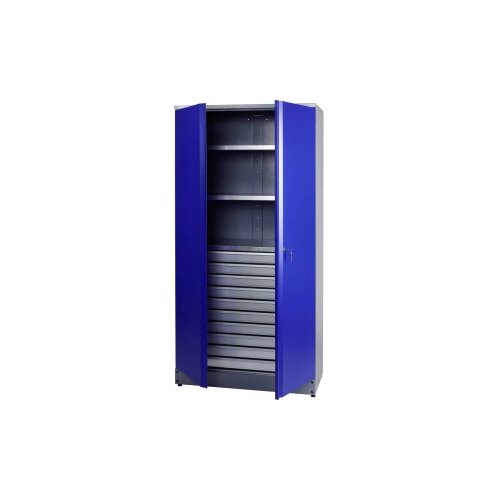 KÜPPER 70597 visoki ormar za alat (Š x V x D) 910 x 1800 x 450 mm plava boja, srebrna Cene