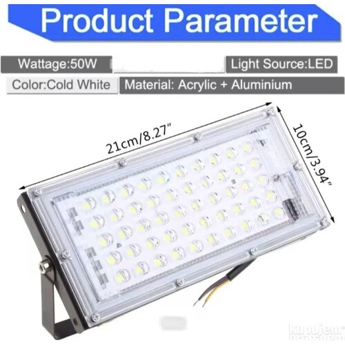 led reflektor 50W IP66 za spolja&scaron;nju i unutra&scaron;nju upotrebu Cene