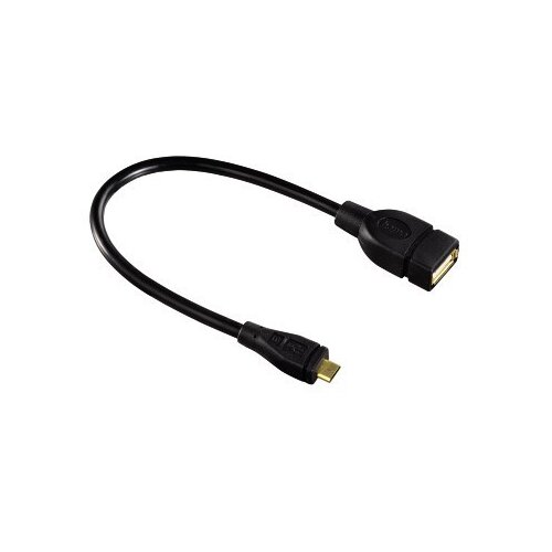 Hama Kabl USB 2.0 ženski (A) na Micro 5pina mu&amp;scaron;ki (B) OTG, 0.15m 78426 kabal Slike