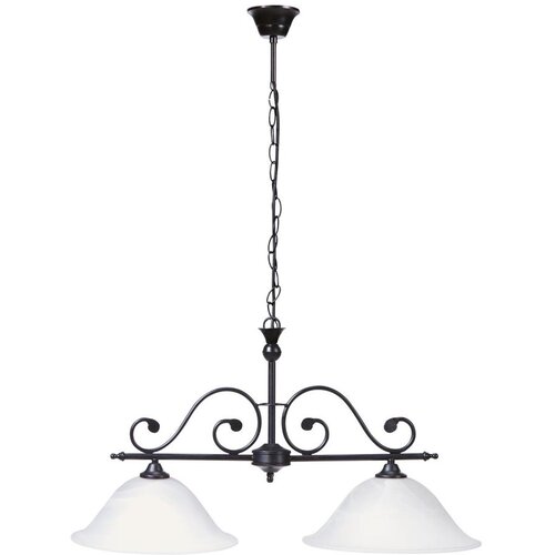 Rabalux dorothea visilica E27 2x60W m. crna klasična rasveta Cene