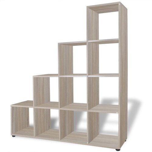 Maison Chic Stopničasta Knjižna omara - Knjižni regal 142 cm videz hrasta, (21723406) Slike