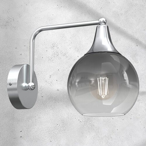  Zidna lampa MONTE 1xE27/60W/230V matni hrom Slike