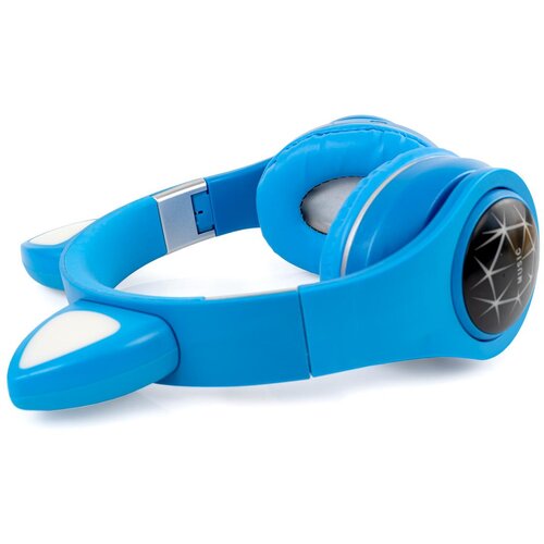 OXE Bluetooth brezžične otro&amp;scaron;ke slu&amp;scaron;alke z nau&amp;scaron;niki, modre, (20539776) Slike