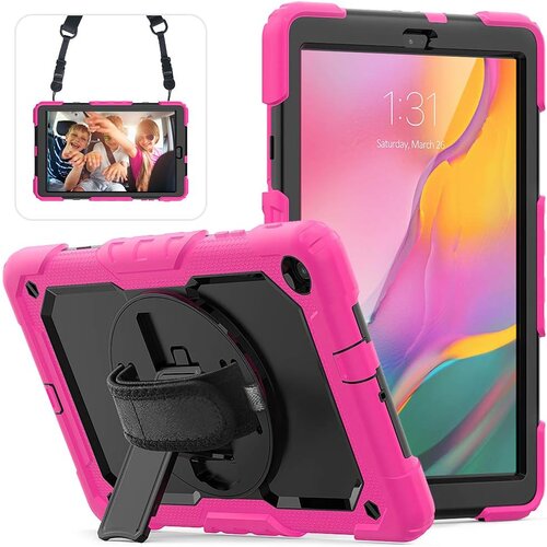 JTech Ohi&scaron;je za Samsung Galaxy Tab A7 Lite 8,7" Stojalo z naramnico Pink, (22025612) Cene