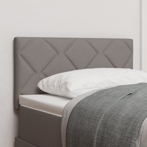  LED Uzglavlje Dizajn Dijamantskih Blokova Taupe 80 cm Tkanina Cijene