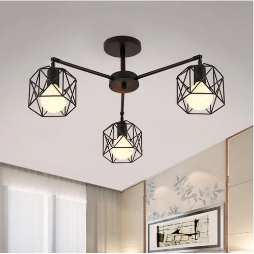 Toolight stropna viseća svjetiljka metalna loft APP734-3C Slike