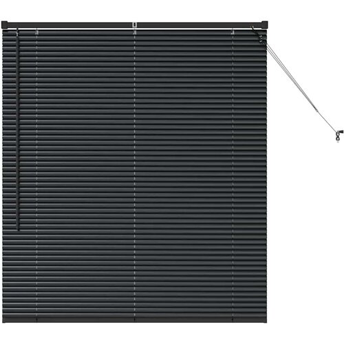 VidaXL Venecijanske žaluzije Črna 130 x 115 cm Aluminij, (5000178636) Slike