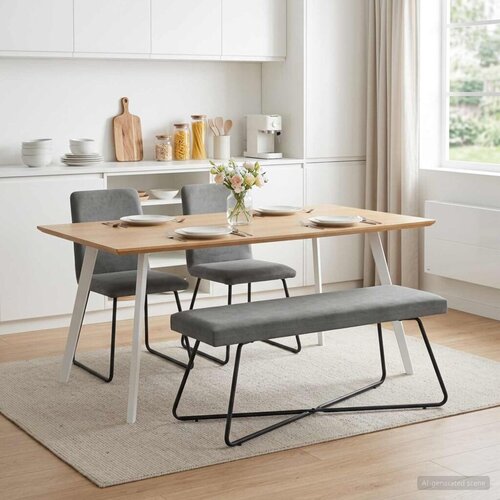  Klupa Tamnosiva 110 x 40 x 45 cm Bar&amp;scaron;un - Tamnosiva 110 cm Slike